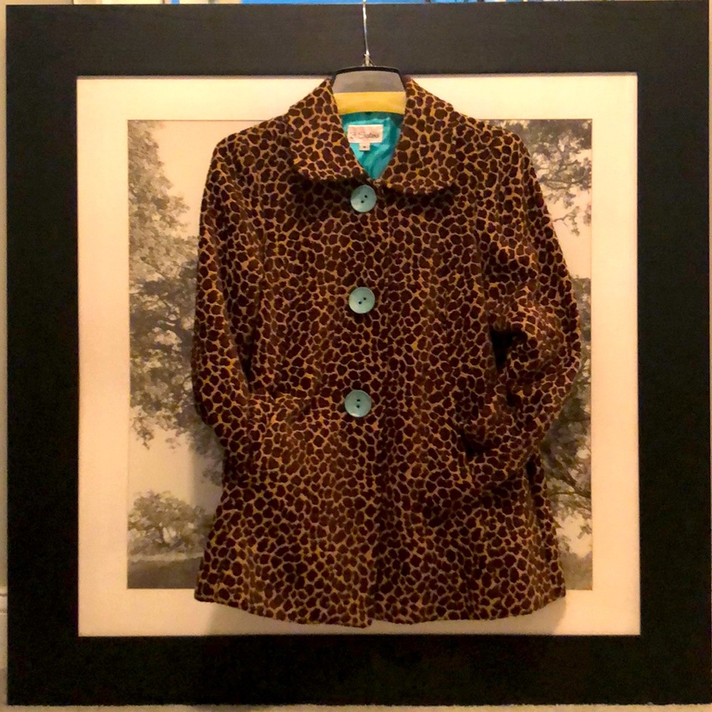 3 Sister animal print jacket.